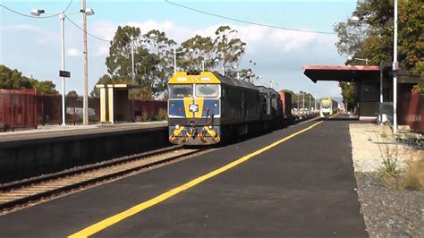 qube s 9472 maryvale paper train at yarragon vic youtube