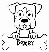 Boxer Coloring Pages Dog Puppy Template Sheets Cattle Boxers Australian Drawing Printable Color Puppies Getdrawings Simple Getcolorings Adult Explore Choose sketch template