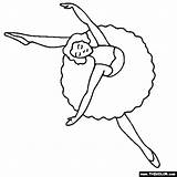 Dancer Coloring Ballet Ballerina Pages Drawing Thecolor Dancers Dance Getdrawings Popular sketch template