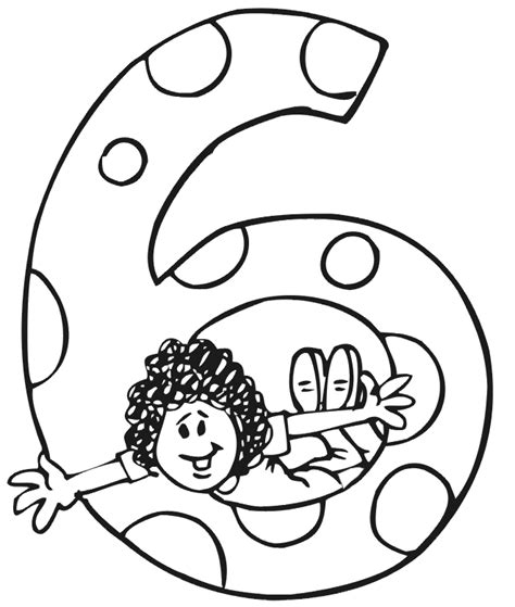 birthday coloring page  girl jumping