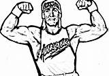 Hulk Hogan Cartonionline sketch template