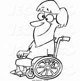 Wheelchair Outlined Hospital Toonaday sketch template