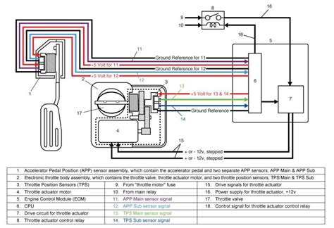 accelerator pedal position sensor wiring diagram inspirenetic