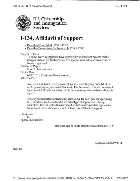 affidavit  support sample letter  immigration hq vrogueco