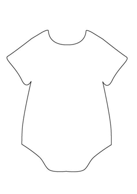 onesie outline clipart   cliparts  images  clipground