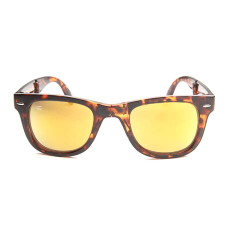 Sunglasses Tortoise Amber Lens Foldies Touch Of Modern
