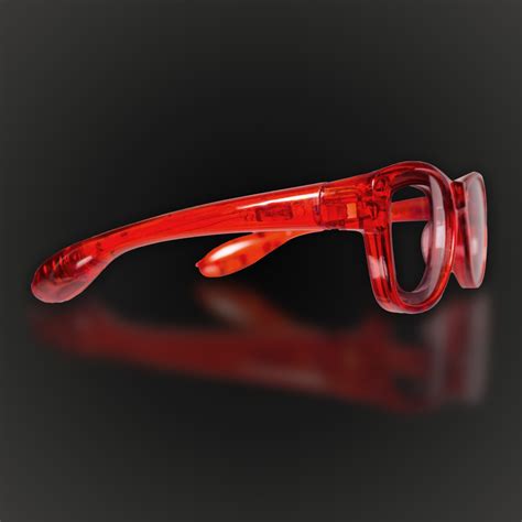 red led classic retro sunglasses  sound option red shop  color