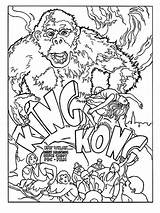 Kong King Coloring Pages Color Printable Kids Print Bright Colors Favorite Choose sketch template