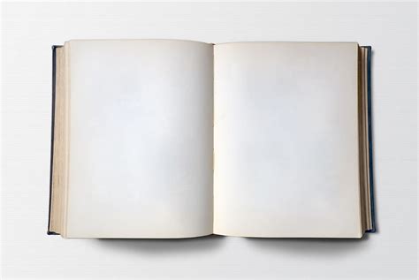 white opened blank book top surface blank book  book spread