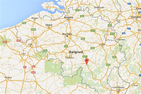 ardennes  map belgium