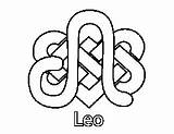 Leo Coloring Pages Astrology Color Celtic Printable Zodiac Glyphs Colouring Tattoo Glyph Sheets Designlooter Kids 231px 47kb Getdrawings Signs Getcolorings sketch template