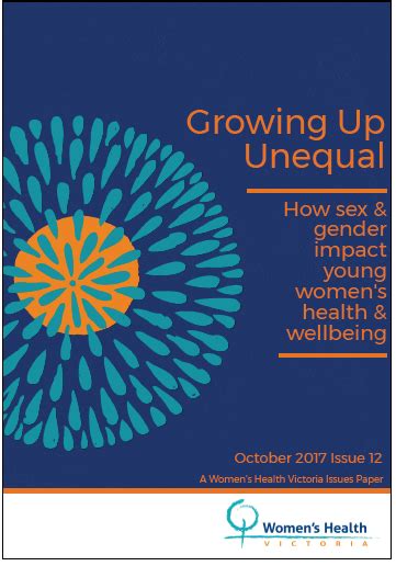 Growing Up Unequal How Sex And Gender Impact Young Womens Health And