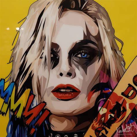 Harley Quinn Suicide Squad Pop Art Poster Mmm Infamous