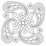 Paisley Coloring Pages Adult Printable Flower Pattern Colouring Designs Sheets Flowers Color Adults Patterns Pretty Book Sweetdreamsquiltstudio Getdrawings Library Clipart sketch template