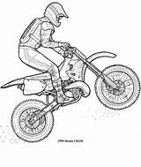 Coloring Pages Kids Colouring Book Bike Motorcycle Dirt Motorcycles Reed Chad Motocross Publications Dover Sheets Yamaha Books Boys Template Visit sketch template