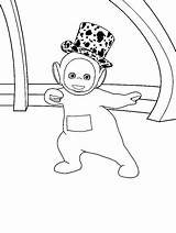 Teletubbies Coloring Pages Dipsy Po Sheets Colouring Book Getcolorings Sparkles Paint Printable Getdrawings App Color sketch template