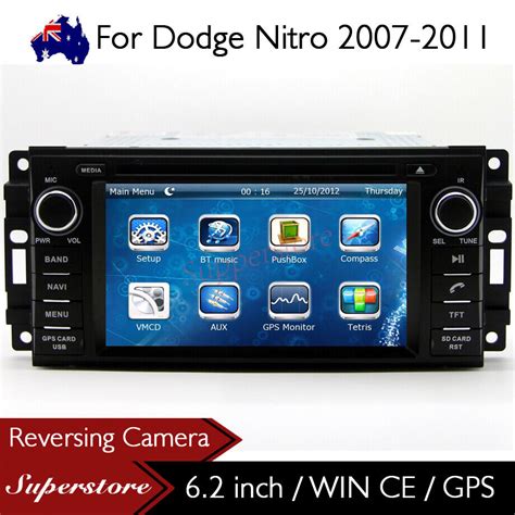 car dvd gps navigation head unit stereo radio  dodge nitro   ebay