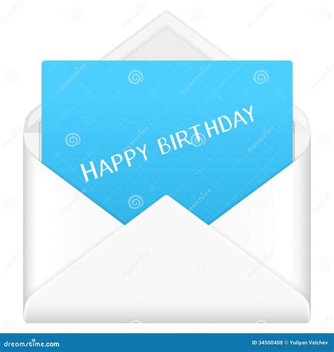 envelope happy birthday royalty  stock  image