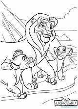 Lion Coloring Guard Pages Kion Kiara Color Kids Print Simba Printable Drawing Fuli Dot Getcolorings Template Link sketch template
