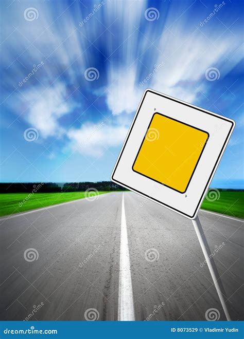 main road stock image image  movement highway field