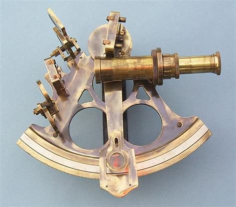 beautiful stanley london 6 inch serialized brass sextant