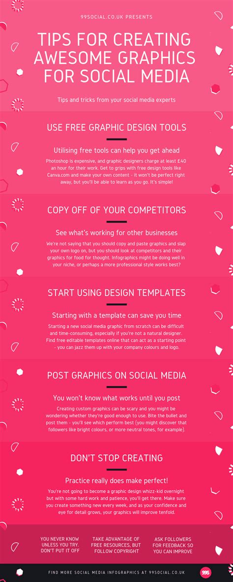 infographic tips  creating social media graphics social
