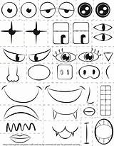 Face Cut Emotions Paste Faces Printable Craft Parts Activity Make Print Coloring Printables Kids Template Activities Worksheets Preschool Pages Worksheet sketch template