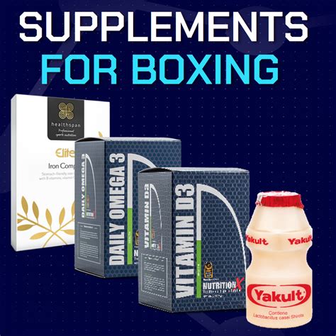Supplements For Boxing Boxing Science