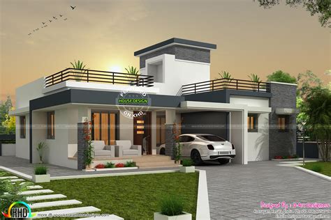 bhk contemporary box type home homes design plans