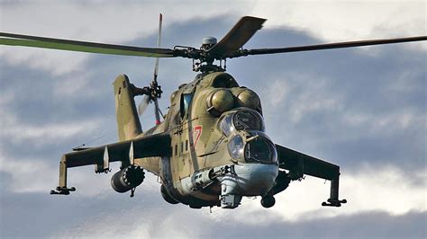 video shows russian mi  hind attack helicopters  intense action  syria