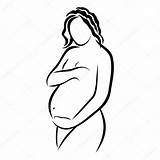 Pregnant Woman Sketch Drawing Vector Illustration Stock Getdrawings Background sketch template