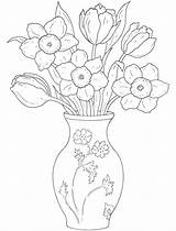 Blomster Tegning Af Tegninger sketch template