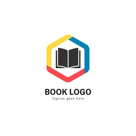 books modern clipart transparent background book logo template design book logo  modern