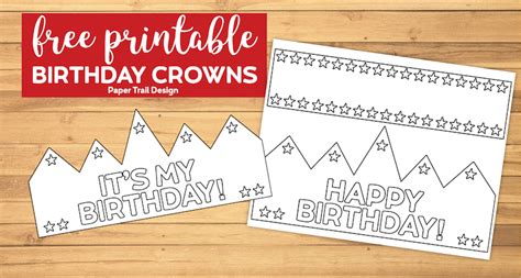 diy paper craft paper crown template    crown printable