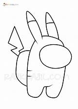 Pikachu Malowanka Astronauta Vestito Coloradisegni Amongus Druku Kolorowanki Bocetos Bart Pintar sketch template