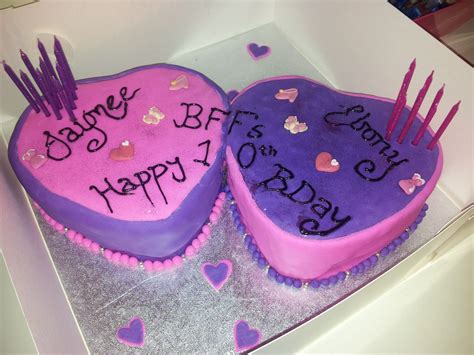 bff s shared birthday cake such a gorgeous cake for two gorgeous
