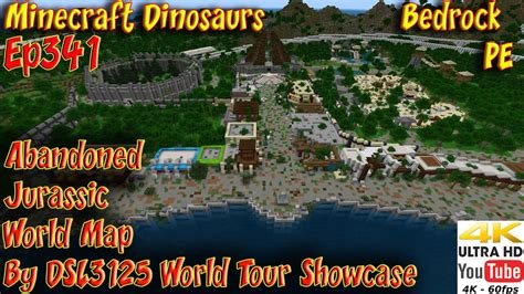 Abandoned Jurassic World By Dsl3125 Showcase 4k 60fps Minecraft