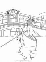 Venezia Gondola Gondel Berufe Handwerk Barche Mezzi Menschen Kategorien sketch template