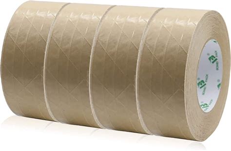 amazoncom rolls  adhesive reinforced kraft packing paper tape  yds total yds