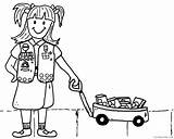 Coloring Scout Girl Pages Cookie Brownie Girls Cookies Daisy Printable Brownies Scouts Julien King Coloring4free Paramedic Joy Kids Inside Drawing sketch template