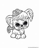 Pet Coloring Littlest Shop Pages Printable Dog Quirkyartistloft Ru sketch template