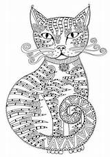 Ausmalbilder Katzen Mandala Katze sketch template