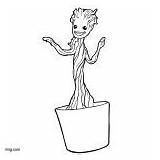 Groot Baby Coloring Pages Superhero Guardians Galaxy Tagged Posted Printable sketch template