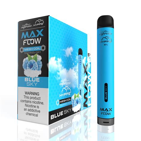 hyppe max flow blue sky disposable vape puffholic vape