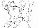 Sailor Makoto Kino Jupiter Ahiru Oshie Lineart sketch template