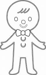 Gingerbread Coloring Man Pages Cute Candy House Colouring Wecoloringpage Snowman Sheets sketch template