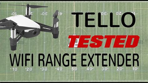 ryze tello drone range   view test  wifi extender youtube