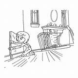 Coraline Coloring Pages Books Cat sketch template