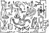 Science Lab Coloring Pages Equipment Getcolorings Color Equipmen sketch template