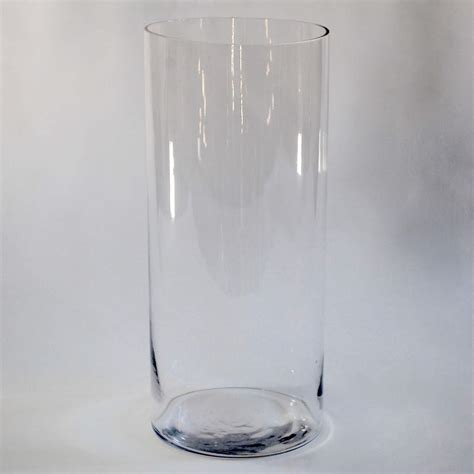 Clear Glass Cylinder Vase 34 X 15cm Best Events Dine Décor And